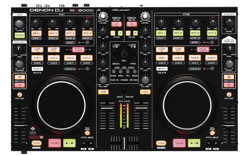 Denon DJ MC3000 Professional MIDI Controller at Mighty Ape NZ
