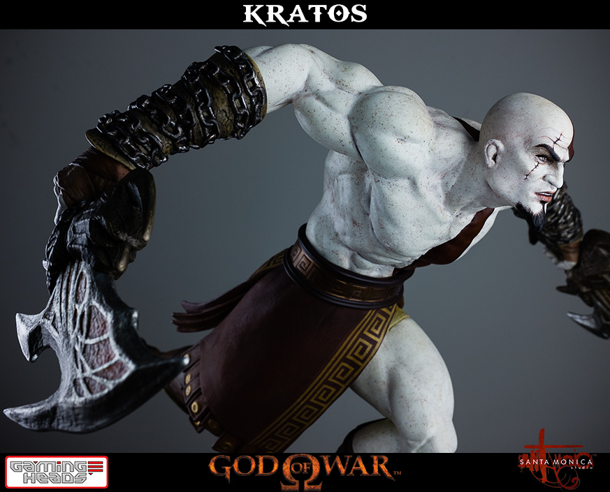 God of War Lunging Kratos 1/4 Statue