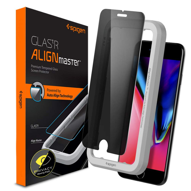 Spigen Premium Privacy Tempered Glass Screen Protector at Mighty