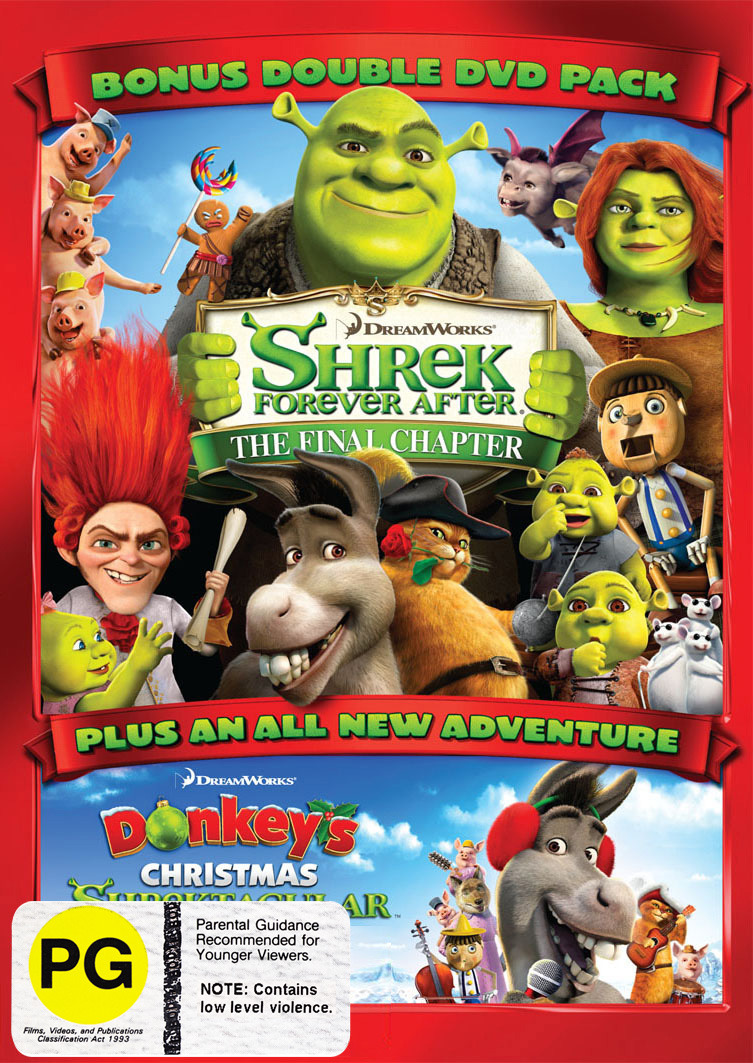 Shrek Forever After: The Final Chapter (PLUS Donkey's Christmas Shrektacular), (2 Disc Set) on DVD image