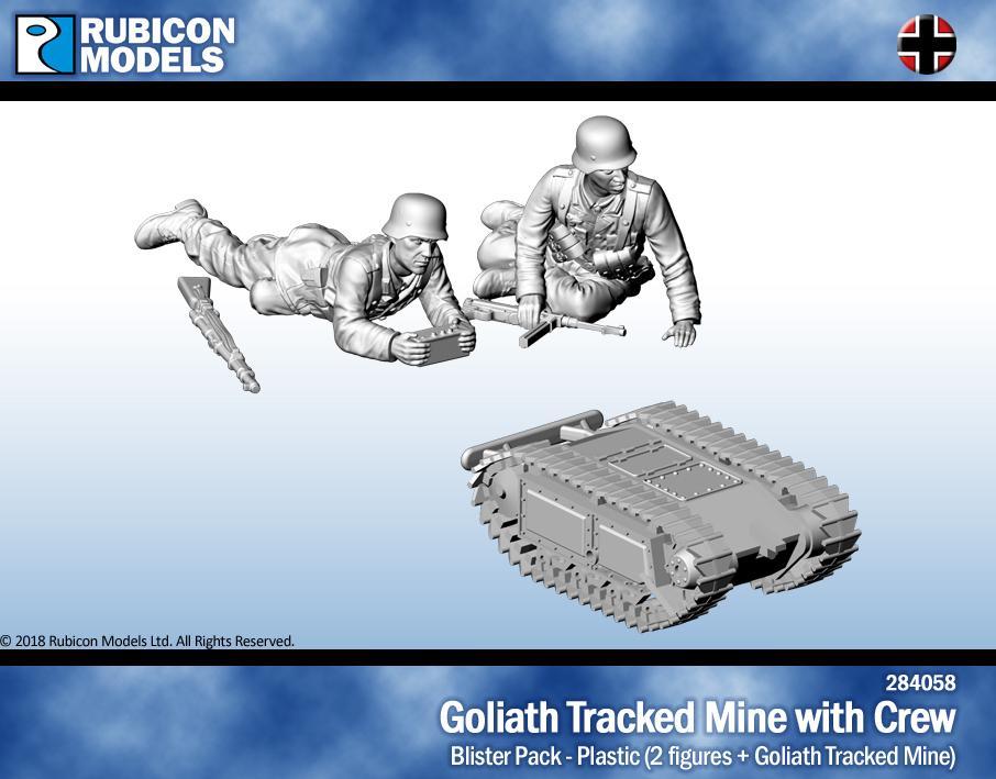 Rubicon 1/56 Goliath Tracked Mine with Crew image