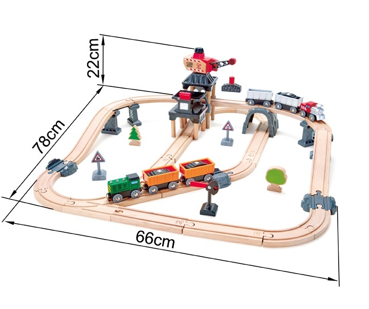 Hape: Mining Loader - Wooden Railway Set