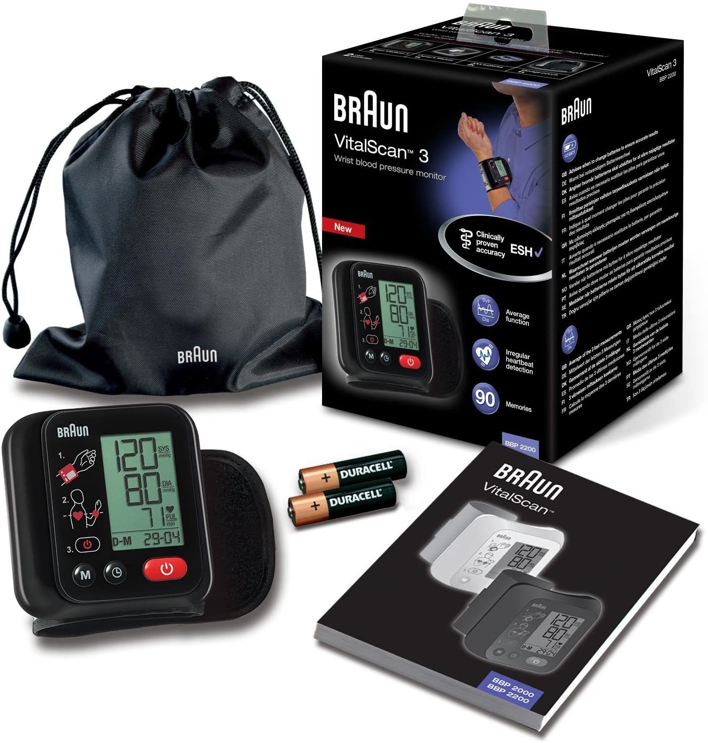 Braun Vital Scan Automatic Wrist Blood Pressure Monitor at Mighty Ape NZ