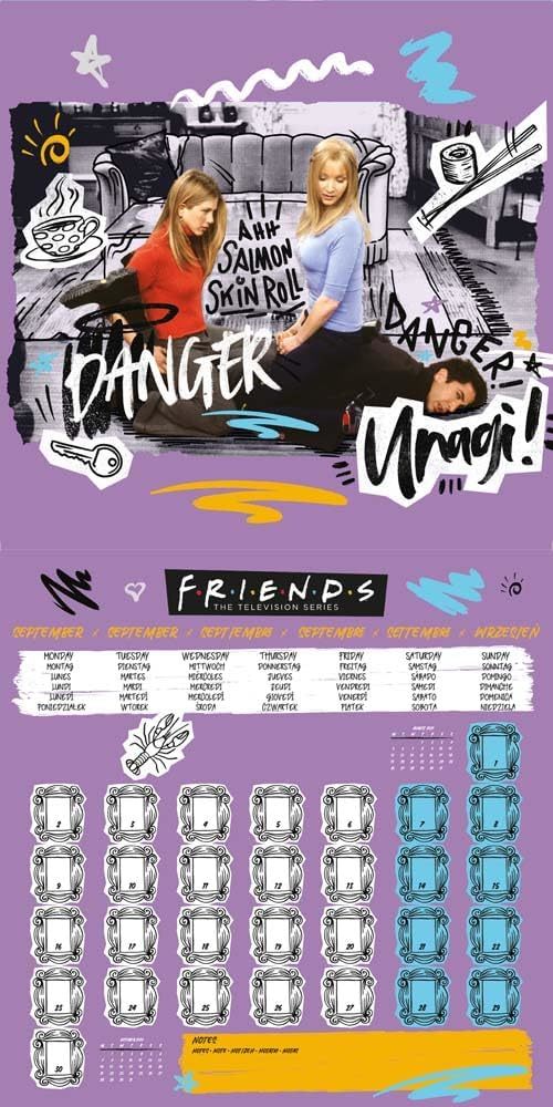 Buy Friends 2024 Square Wall Calendar At Mighty Ape NZ 309552118