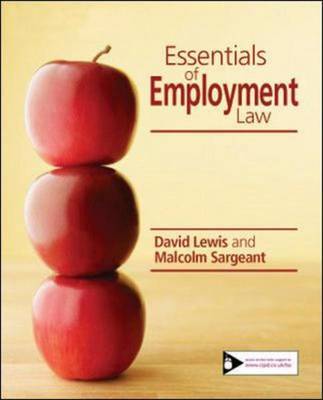 Essentials of Employment Law by David Lewis image