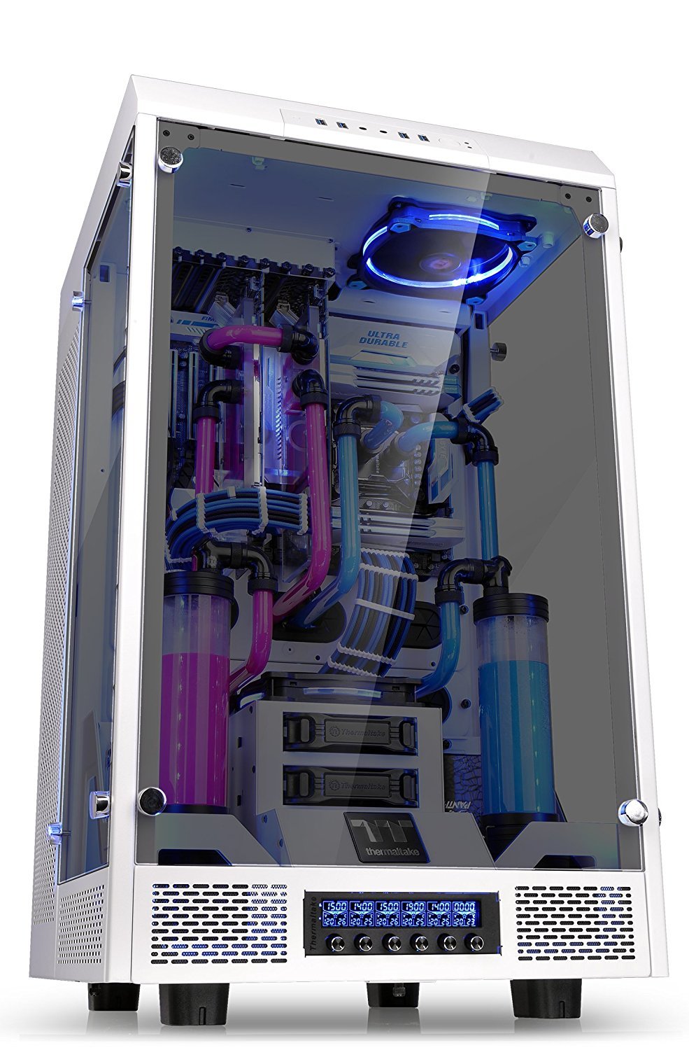 Thermaltake: The Tower 900 E-ATX Vertical Super Tower Chassis - Snow Edition (White) image