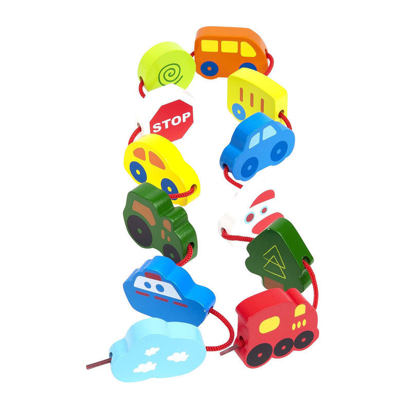 Hape: Lacing Vehicles image