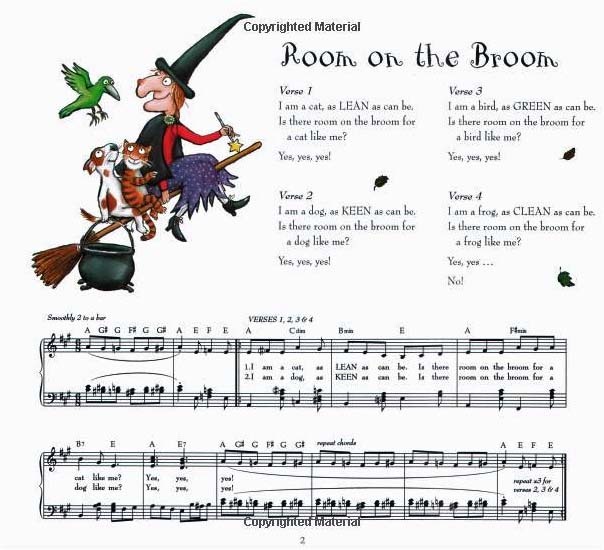 Room on the Broom and Other Songs (Book + CD) by Julia Donaldson