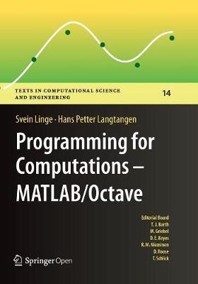 Programming for Computations - MATLAB/Octave by Svein Linge image