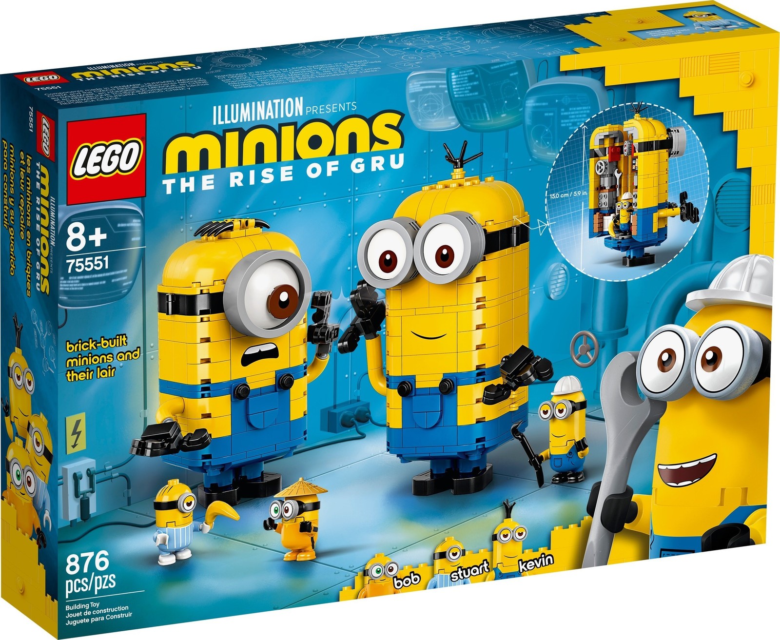 LEGO Minions: Brick-Built Minions & Their Lair - (75551)