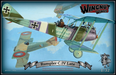 Wingnut Wings 1/32 Rumpler C.IV Late Model Kit image