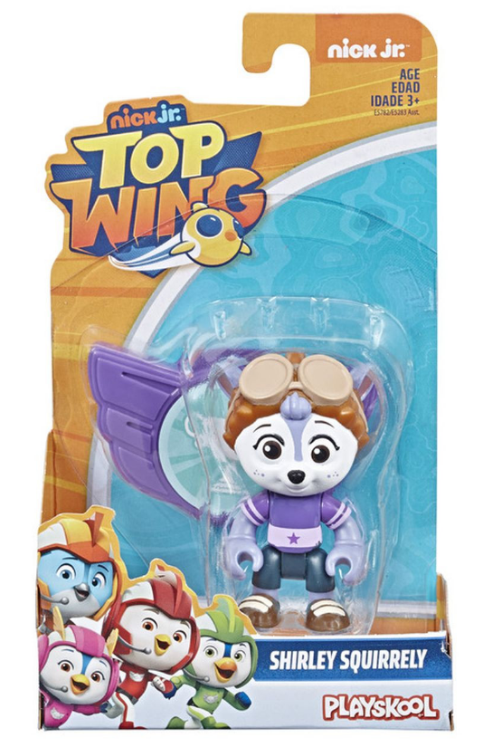 Top Wing: Shirley Squirrely - 3" Action Figure & Badge