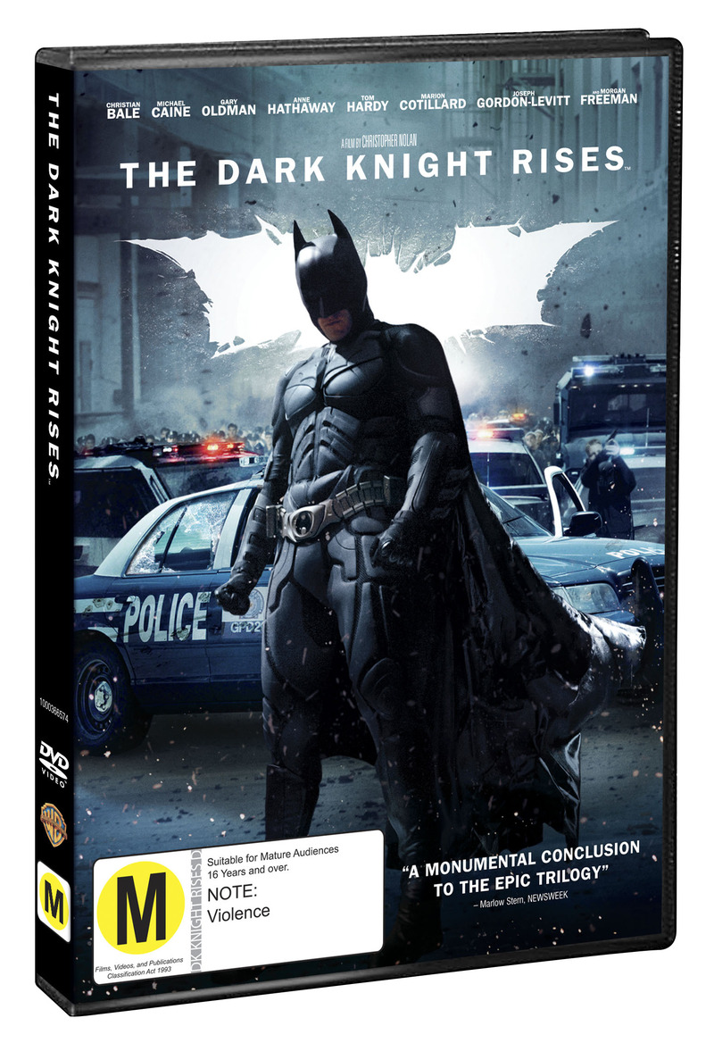 The Dark Knight Rises on DVD