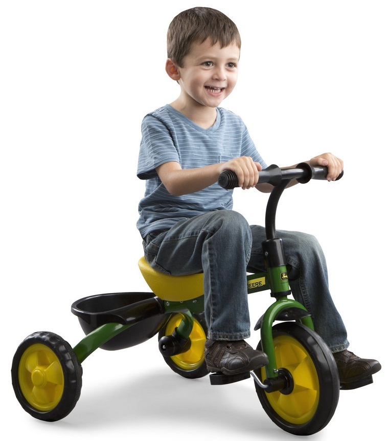 Buy John Deere Steel Tricycle Green (Steel) at Mighty Ape Australia