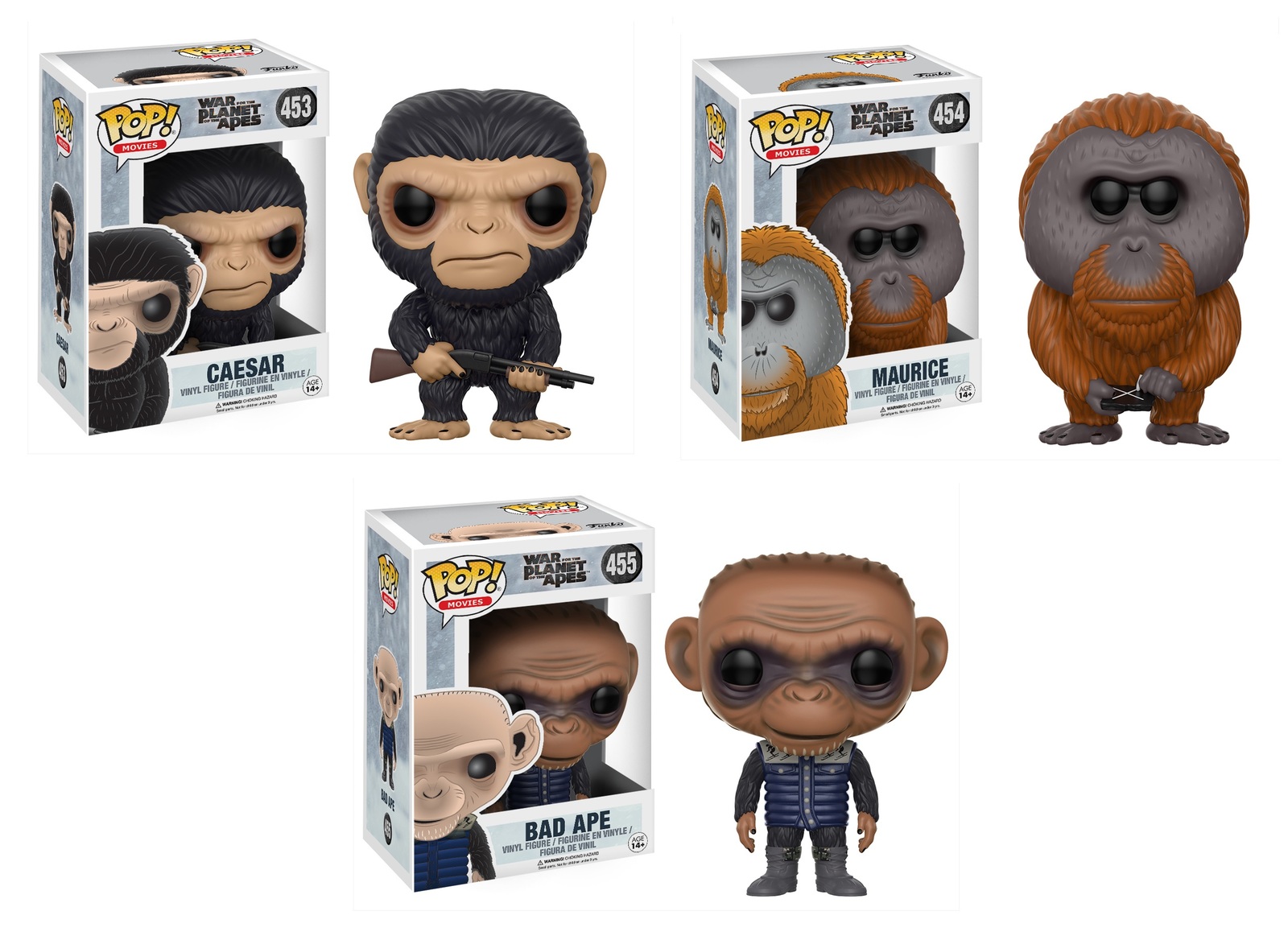 War for the Planet of the Apes - Pop! Vinyl Bundle image