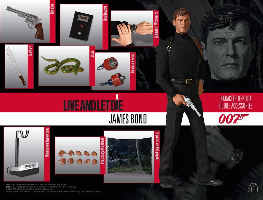 James Bond: Live and Let Die - James Bond (Moore) - 12" Articulated Figure image