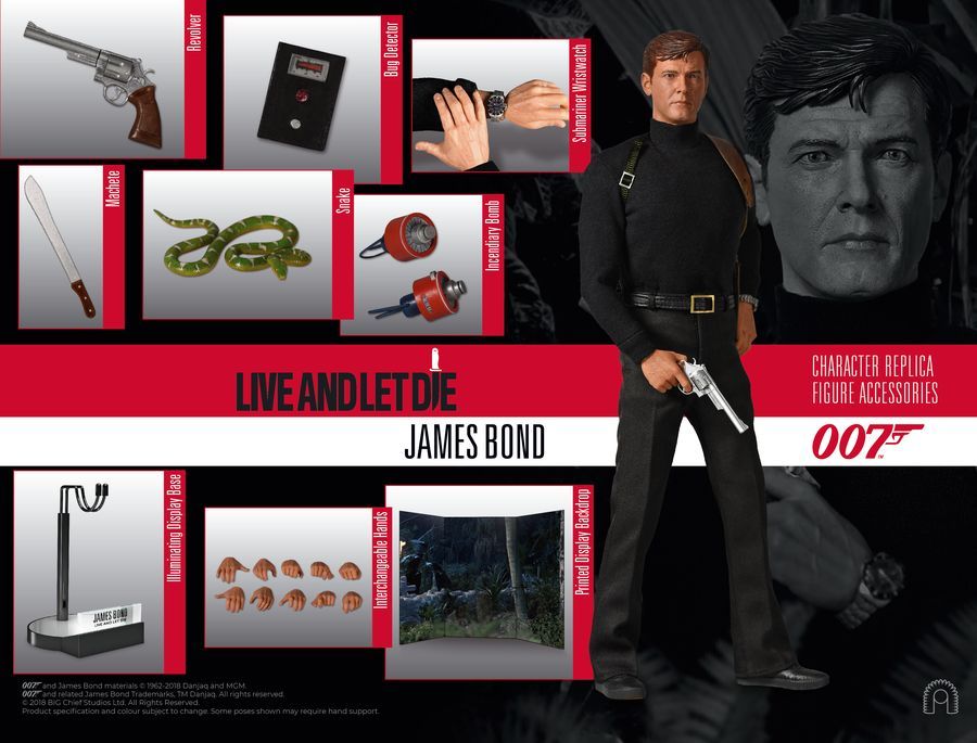 James Bond: Live and Let Die - James Bond (Moore) - 12" Articulated Figure