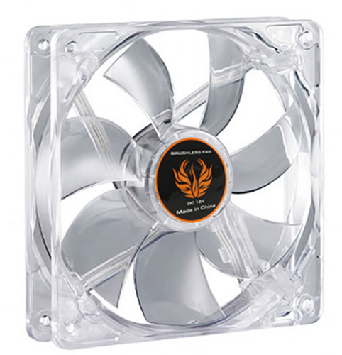 120mm LED Fan - White