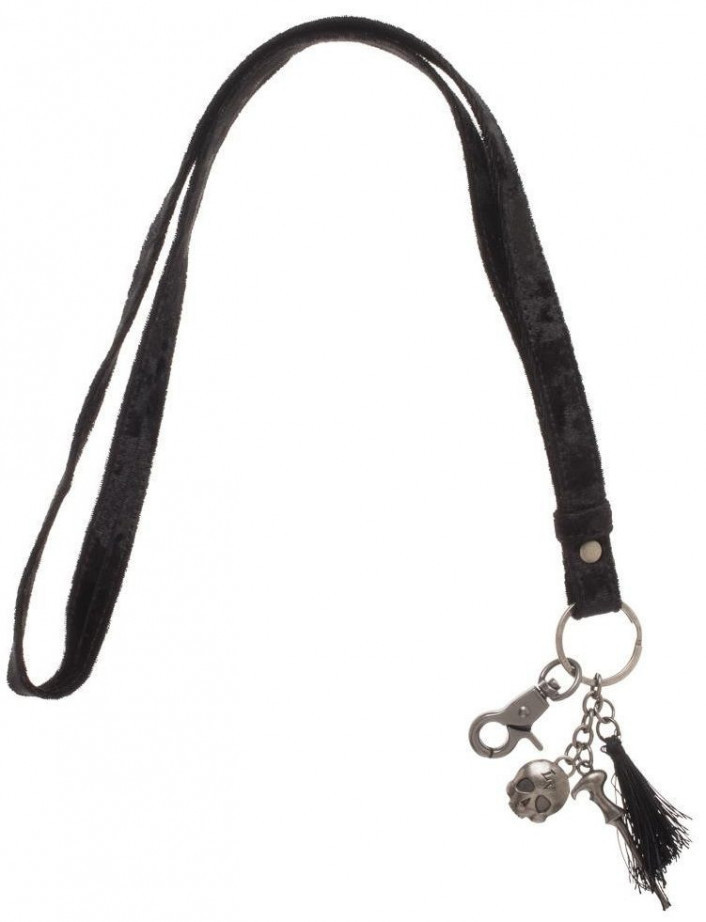 Harry Potter with Voldemort Wand Velvet Lanyard image