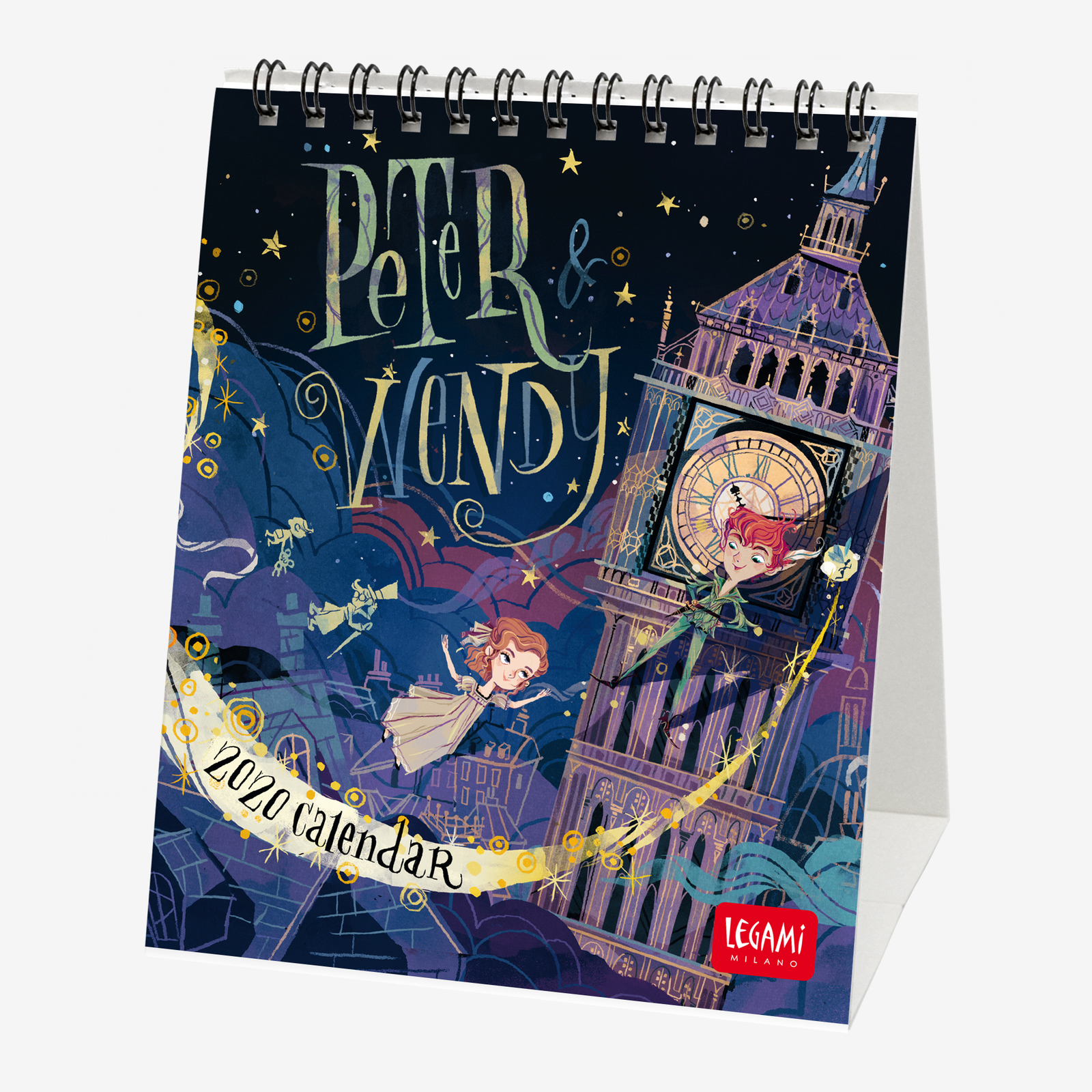 Legami: Peter & Wendy 2020 Desk Calendar image