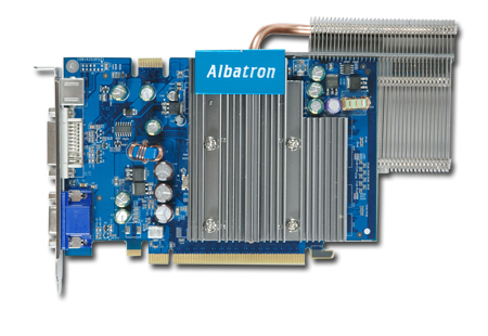 ALBATRON 7300GT 256MB DDR TV OUT HPIPE PCI-EXPRESS image