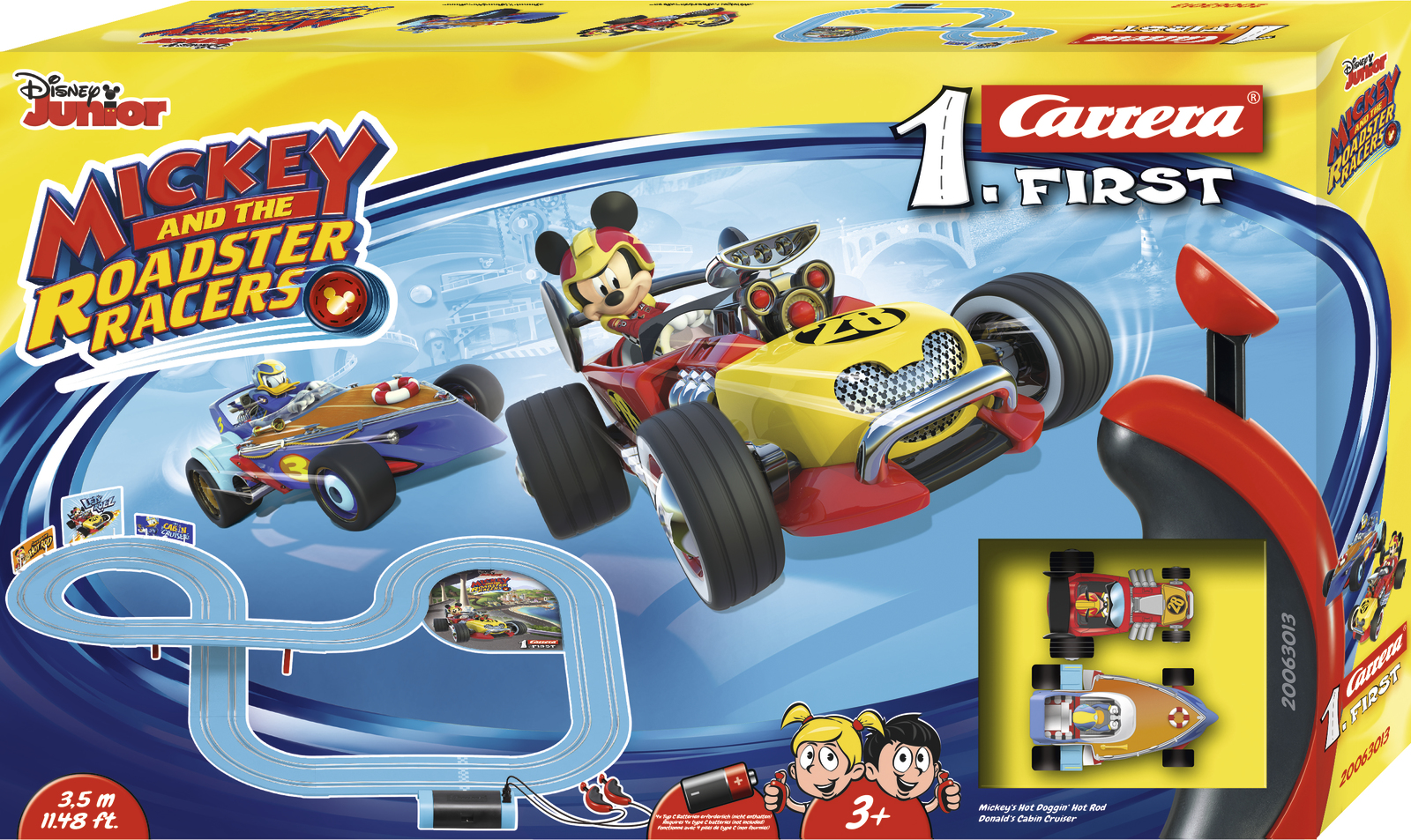 Carrera First: Disney Micky Roadstar Racers - Slot Car Set #2