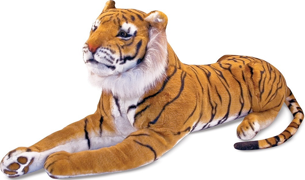 Melissa & Doug: Tiger Giant Stuffed Animal Plush image