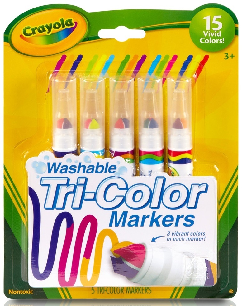 Buy Crayola Washable TriColour Markers at Mighty Ape NZ