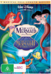 Little Mermaid / Little Mermaid II - Return To The Sea (3 Disc Set) on DVD Little Mermaid / Little Mermaid II - Return To The Sea (3 Disc Set) on DVD