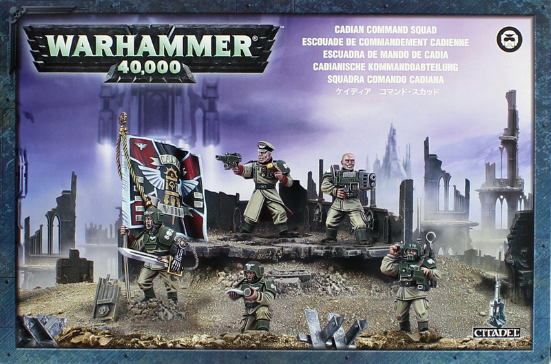 Warhammer 40,000 Imperial Guard Cadian Command Squad image