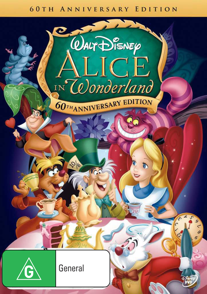 Alice in Wonderland: 60th Anniversary Edition on DVD