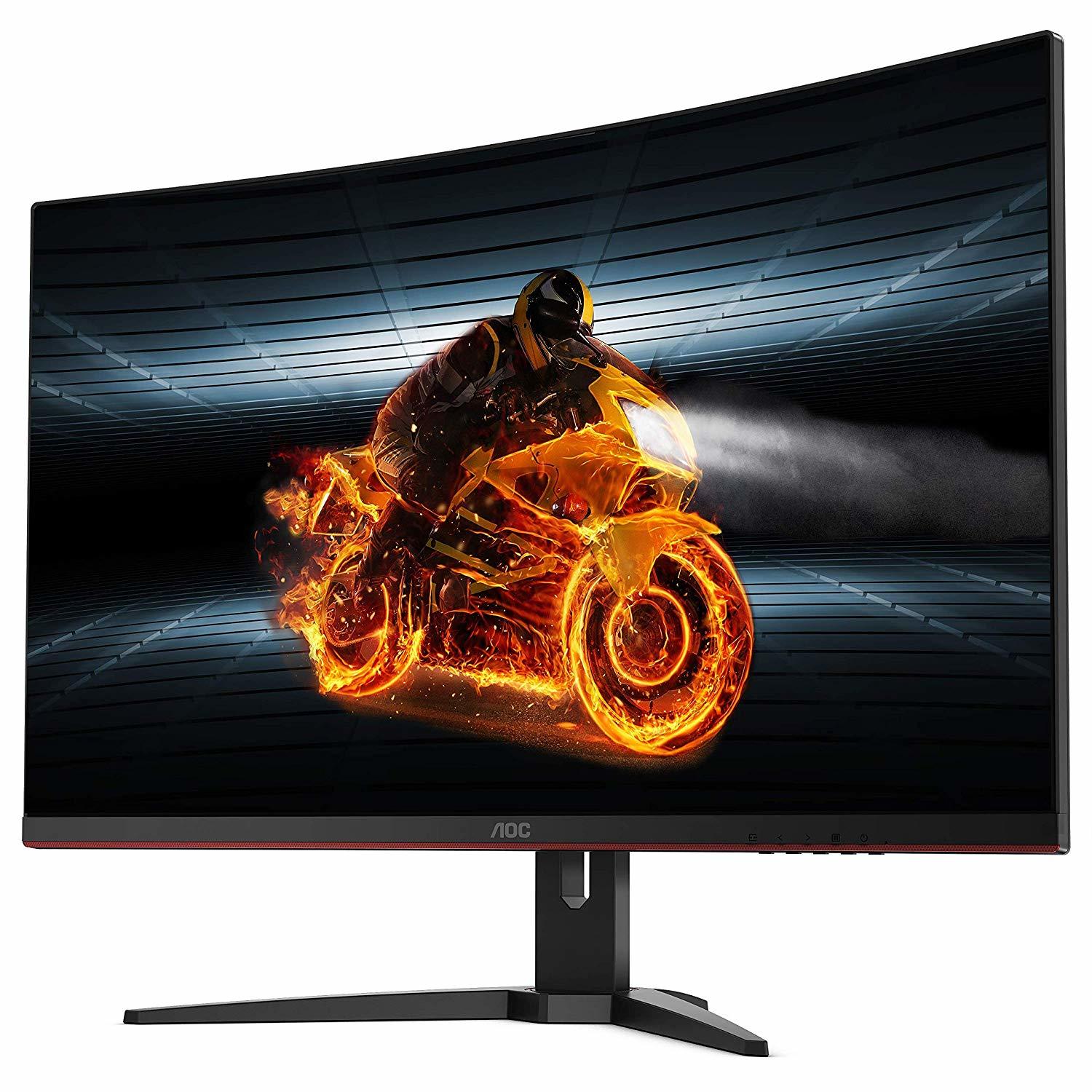 32" AOC Curved QHD 2560x1440 1ms 144Hz Frameless Gaming Monitor image