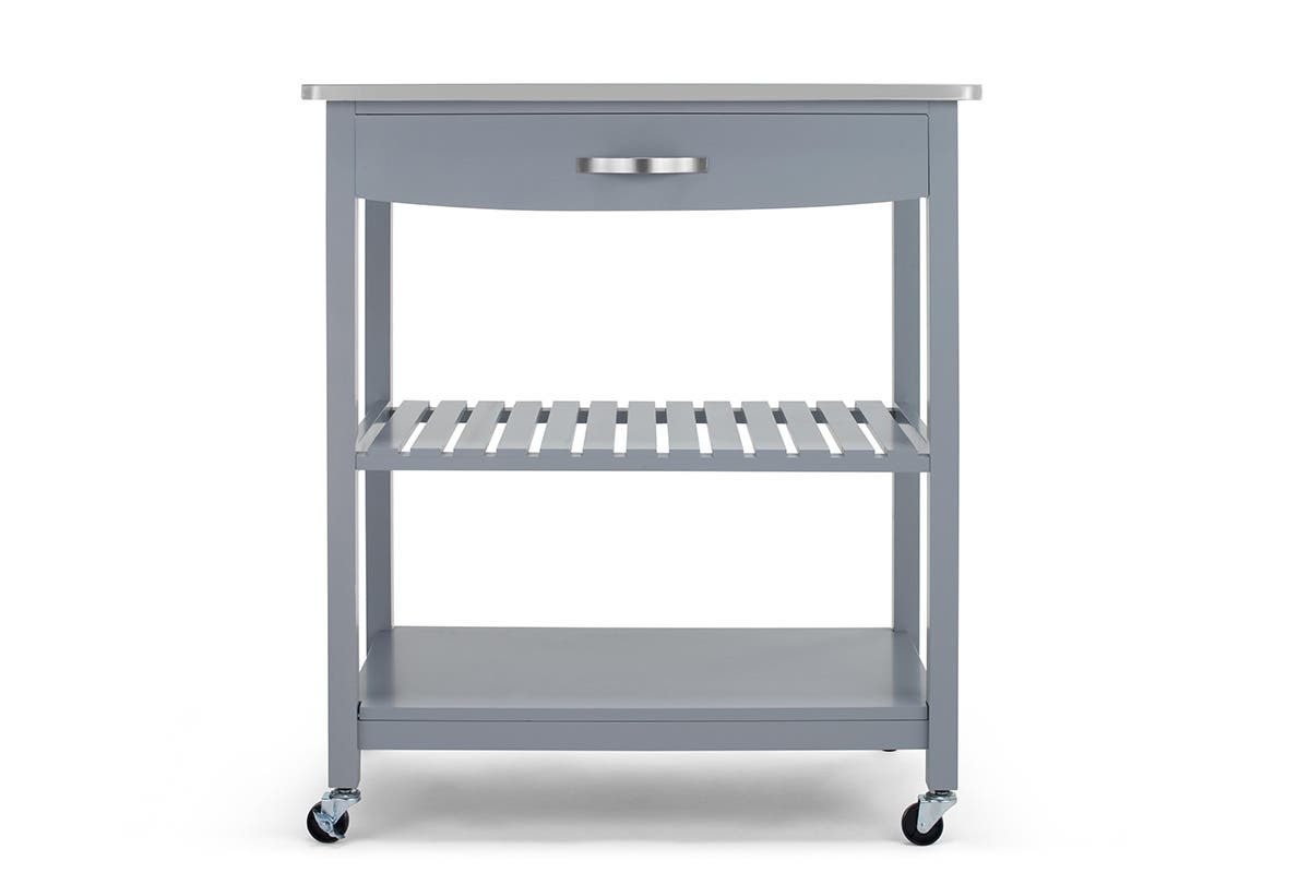 Buy ShangriLa Evandale Stainless Steel Kitchen Trolley Grey at