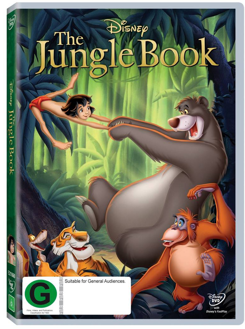 The Jungle Book (1967) on DVD image