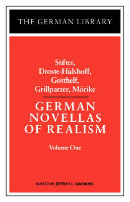 German Novellas of Realism: v. 1 by Stifter image