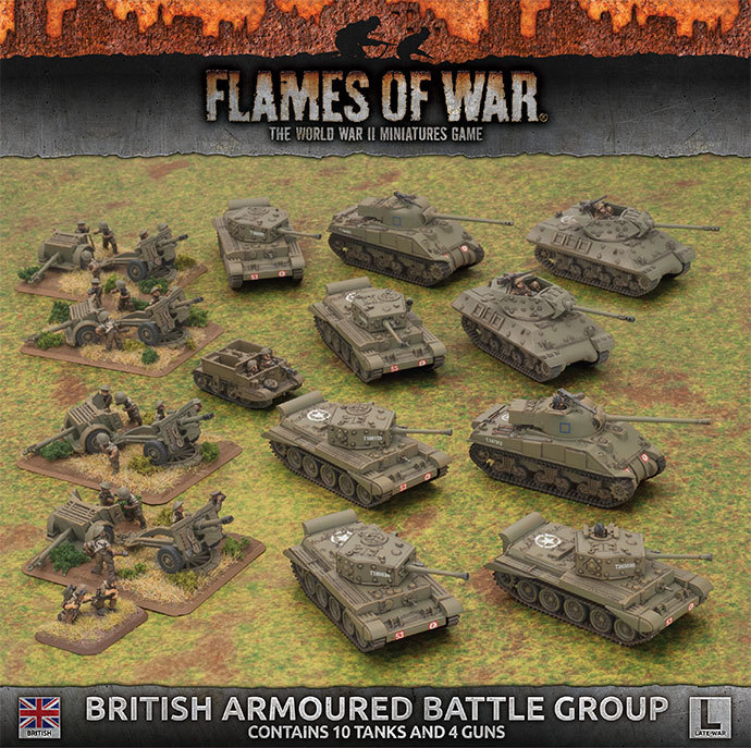 British Armoured Battlegroup (Late War Army Box) at Mighty Ape NZ