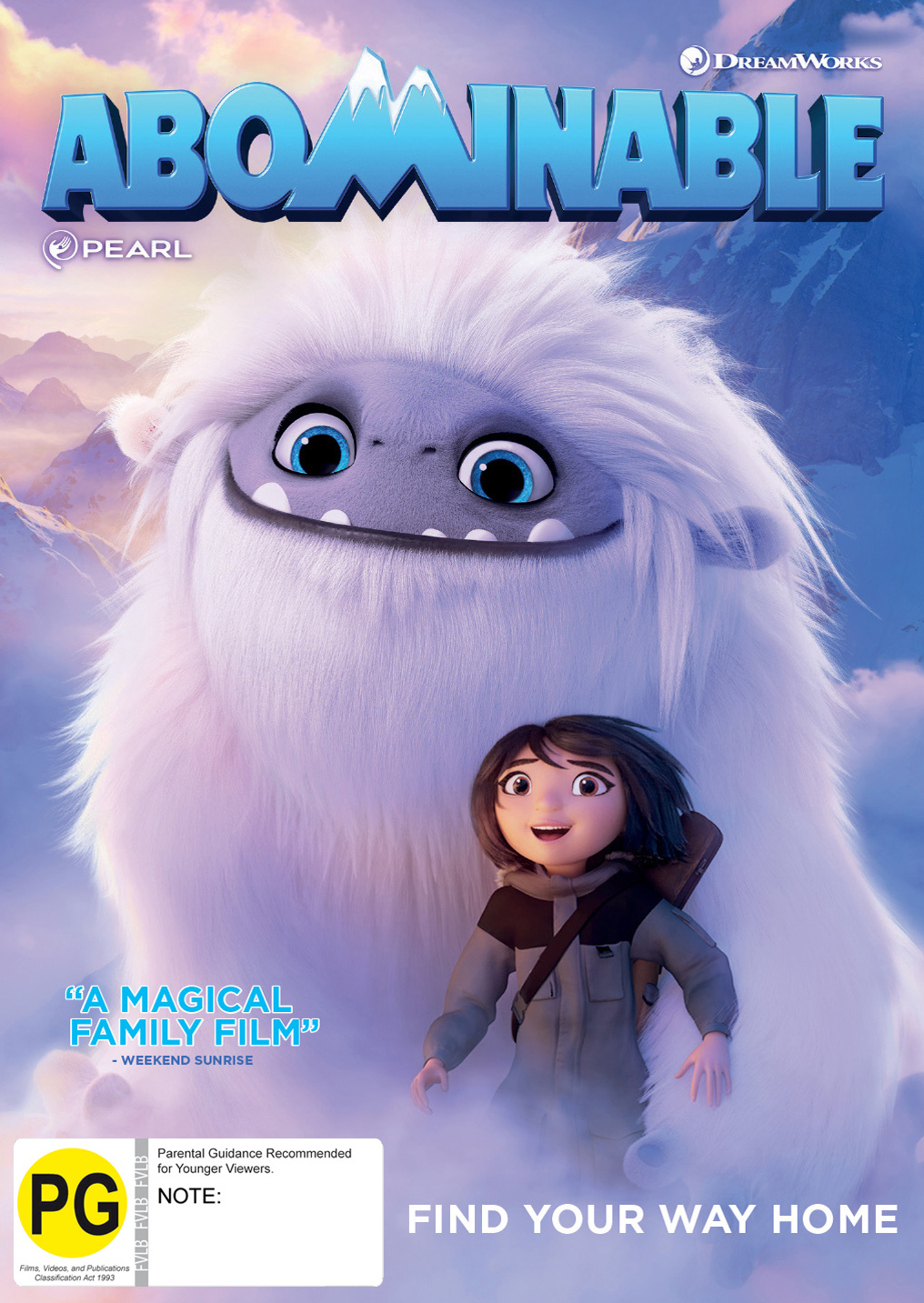 Abominable on DVD image