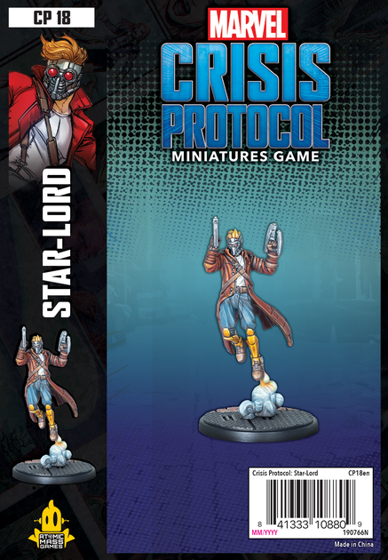 Marvel Crisis Protocol Miniatures Game Starlord Expansion image