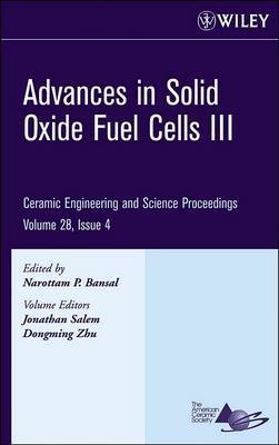 Advances in Solid Oxide Fuel Cells III by Jonathan Salem image