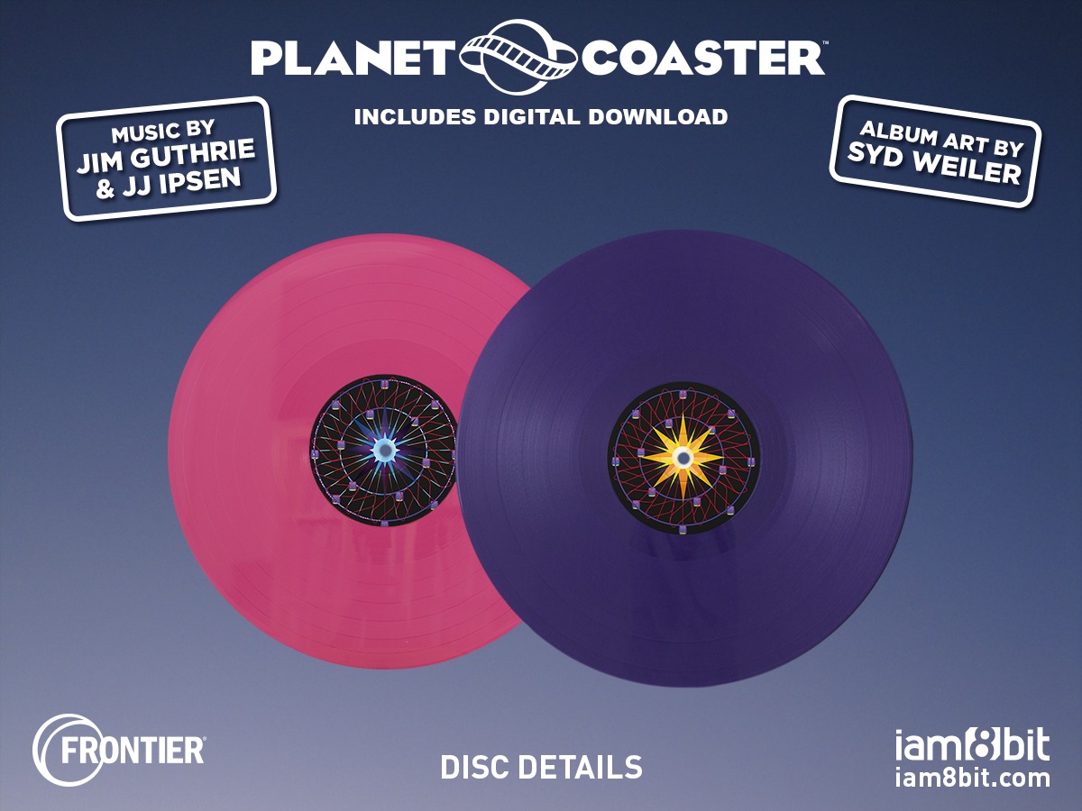 Planet Coaster Soundtrack (2LP) by Jim Guthrie image