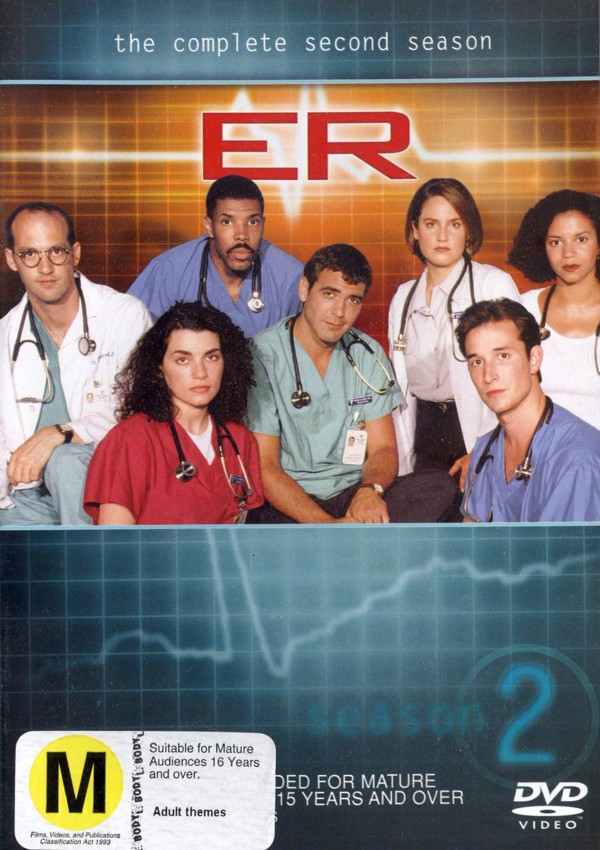 E.R. - The Complete 2nd Season (4 Disc Set) on DVD image