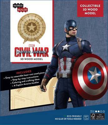Incredibuilds: Marvel's Captain America: Civil War 3D Wood Model by Rick Barba image