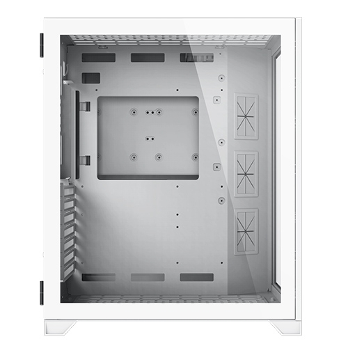 Xigmatek Aquarius S Arctic Tempered Glass Mid Tower Case image