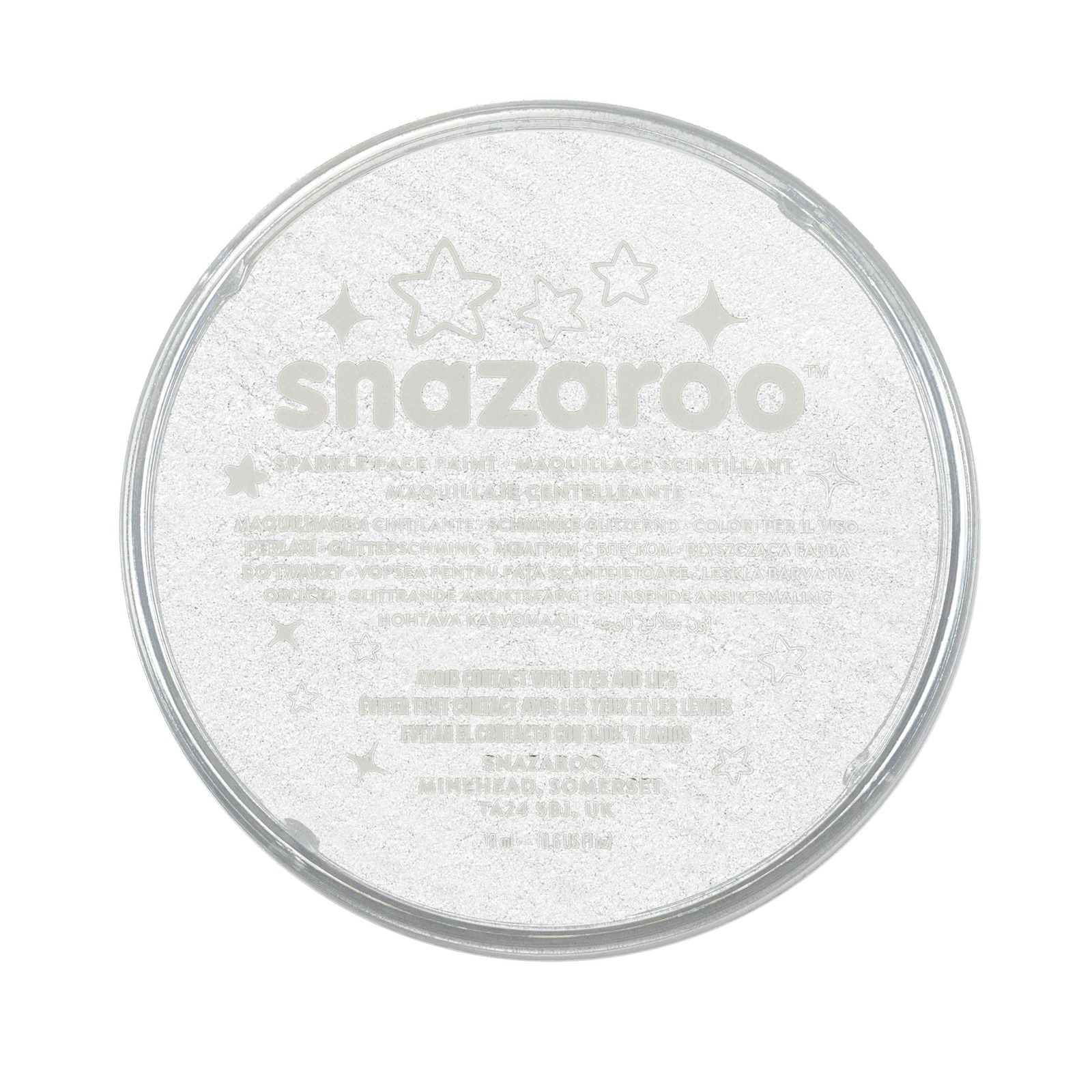 Buy Snazaroo Face Paint Sparkle White (18ml) at Mighty Ape NZ