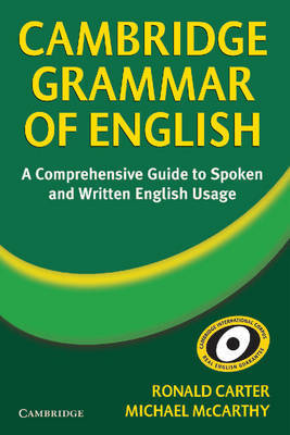 Cambridge Grammar of English: A Comprehensive Guide by Ronald Carter image