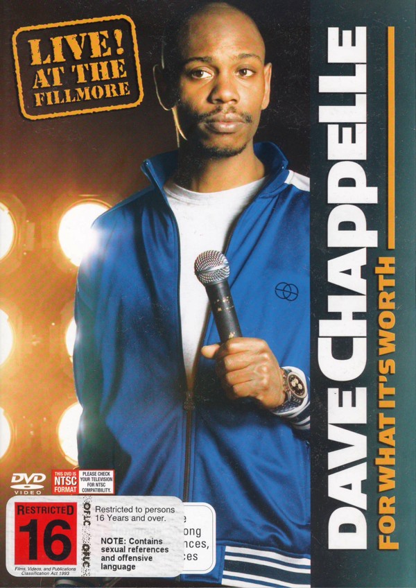 Dave Chappelle - For What It's Worth: Live! At The Fillmore on DVD image