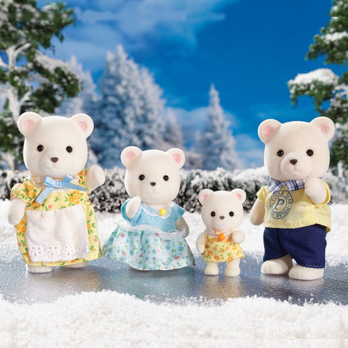 Buy Sylvanian Families Polar Bear Family at Mighty Ape Australia
