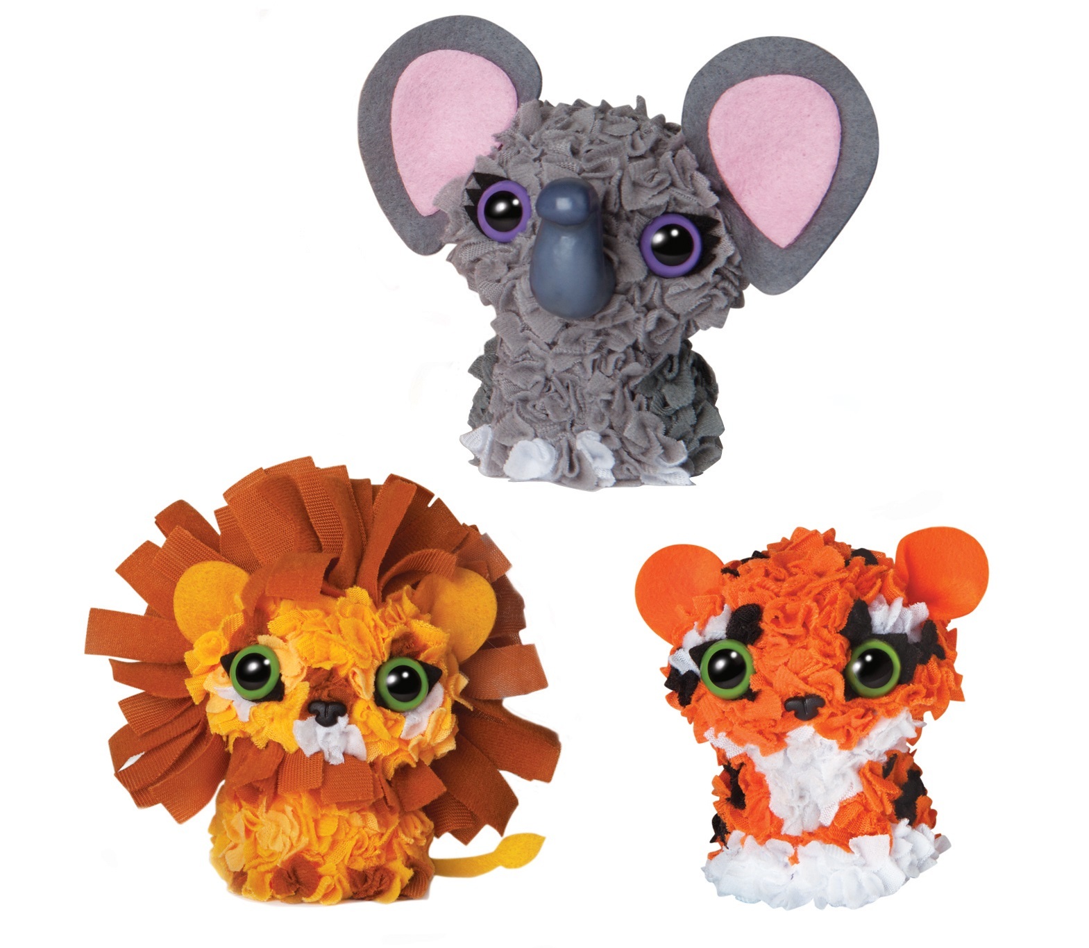 Buy PlushCraft 3D Zoo Animals Minis Craft Kit at Mighty Ape Australia