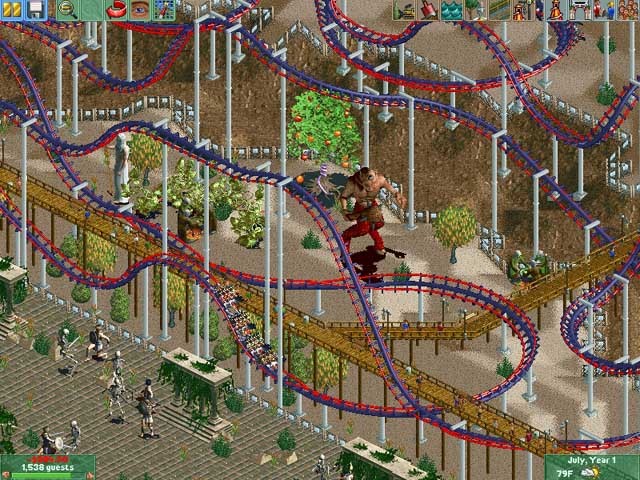 Rollercoaster Tycoon 2 Thrill Pack image