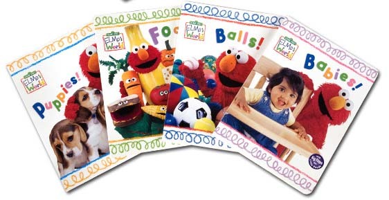 Sesame Street: Elmo's World First Flap-Book Library (4 Board Books) by Random House